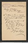 Nachlass Franz Steindachner, Brief von Giuseppe Scarpa an Franz Steindachner (16.04.1906), Inv.Nr. 440.05, Seite 1
